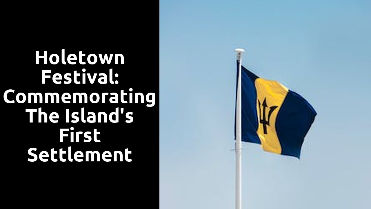 Holetown Festival: Commemorating the Island's First Settlement