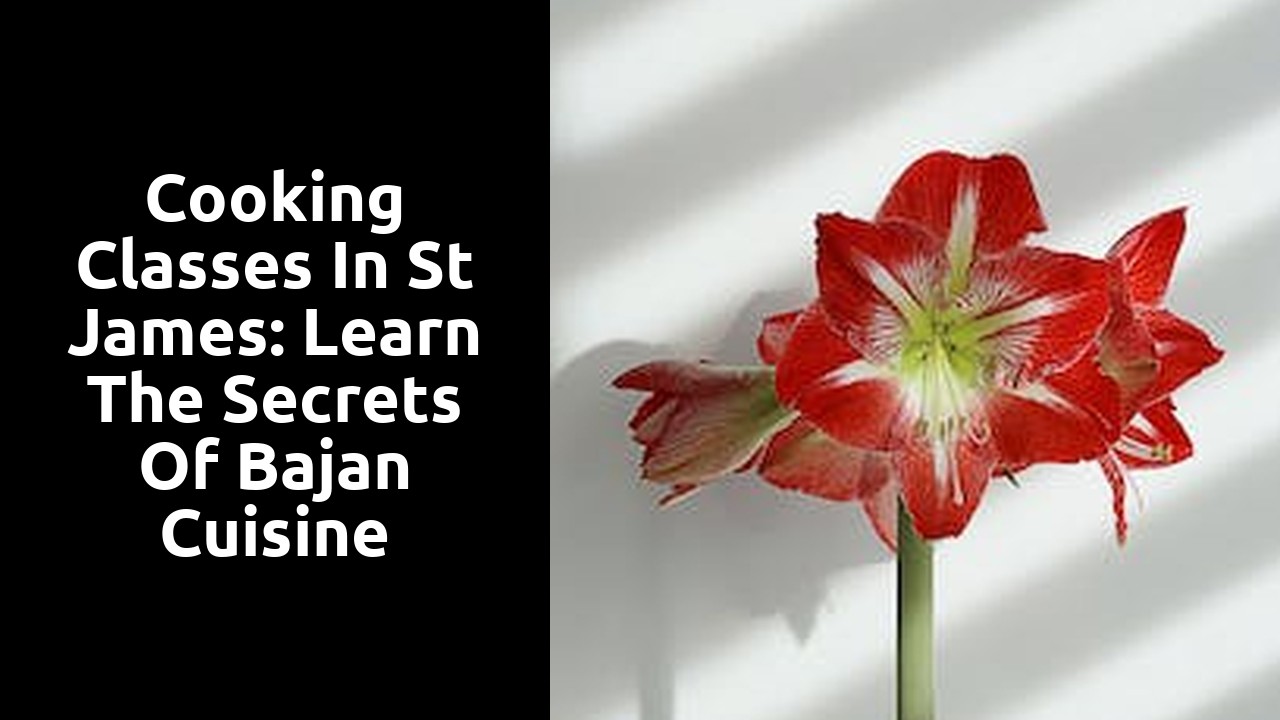 Cooking Classes in St James: Learn the Secrets of Bajan Cuisine