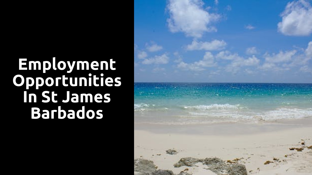 Employment Opportunities in St James Barbados