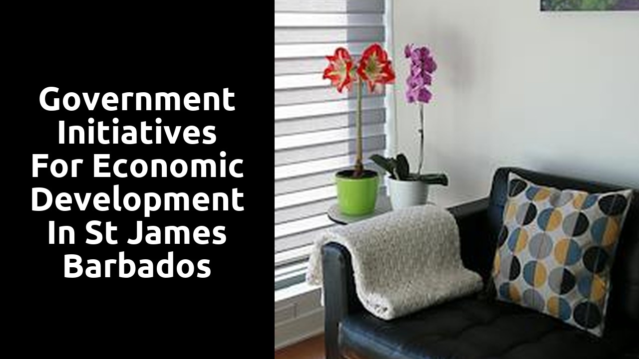 Government Initiatives for Economic Development in St James Barbados